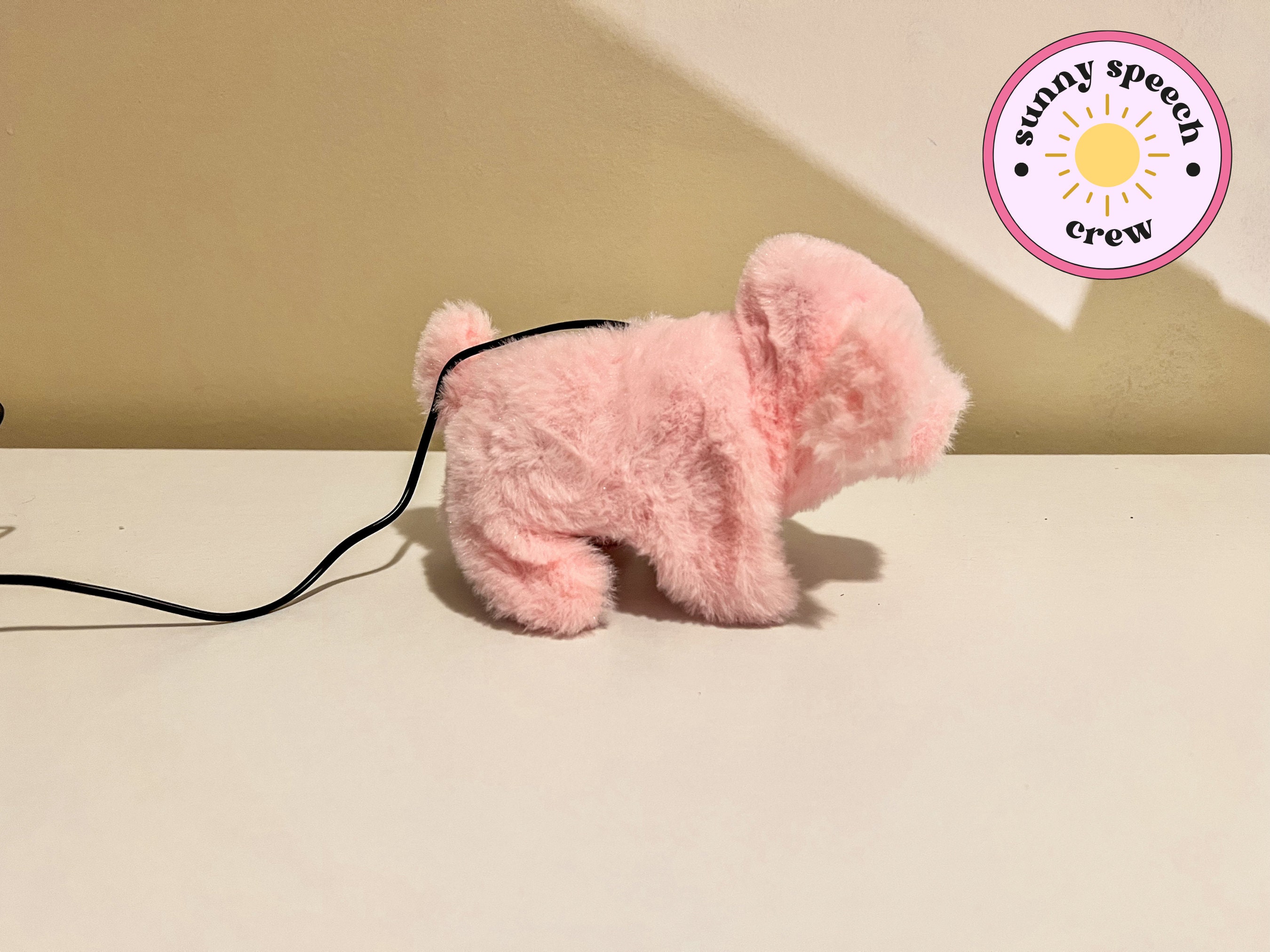 Switch-adapted Walking Pig Toy Adapted Toy Assistive Technology Speech ...