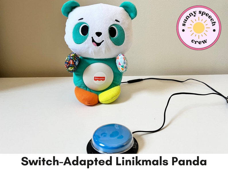 Switchadapted Linkimals Panda Adapted Toy Assistive Technology Speech