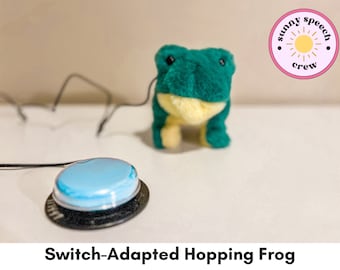 Switch-Adapted Hopping Frog Toy | Adapted Toy | Assistive Technology | Speech Therapy | Occupational Therapy | Accessible Toys