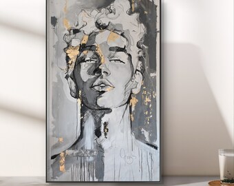 Fine Art Print, young man 40 cm x 65 cm