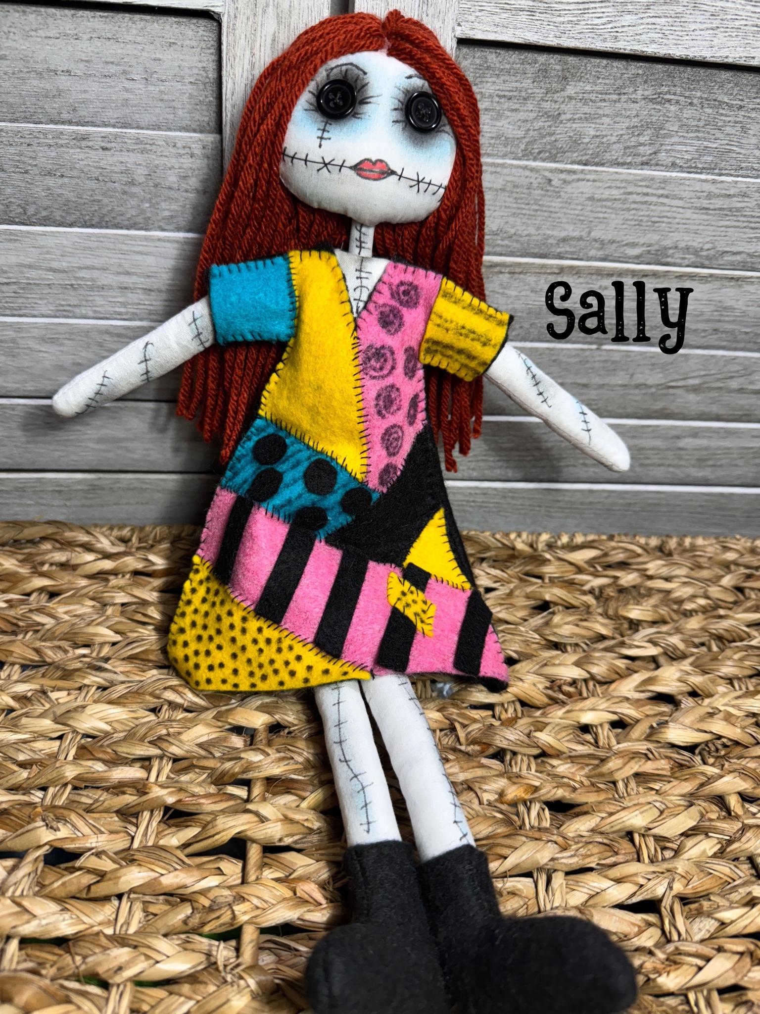 Handmade Sally Doll: Nightmare Before Christmas Inspired Art Doll