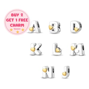 Buchstaben Charms für Armband, Buchstabe Charms, Alphabet Charms, 925 Sterling Silber Charm, Geschenk für Sie, Geburtstagsgeschenke, Geschenke für Weihnachten