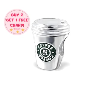 Kaffee Charm für Armband, bestes Mutter Geschenk, Oma Geschenke