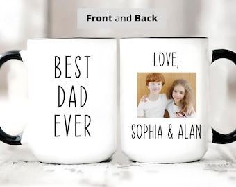 Personalized Dad Ever Photo Mug, Father's Day Gift