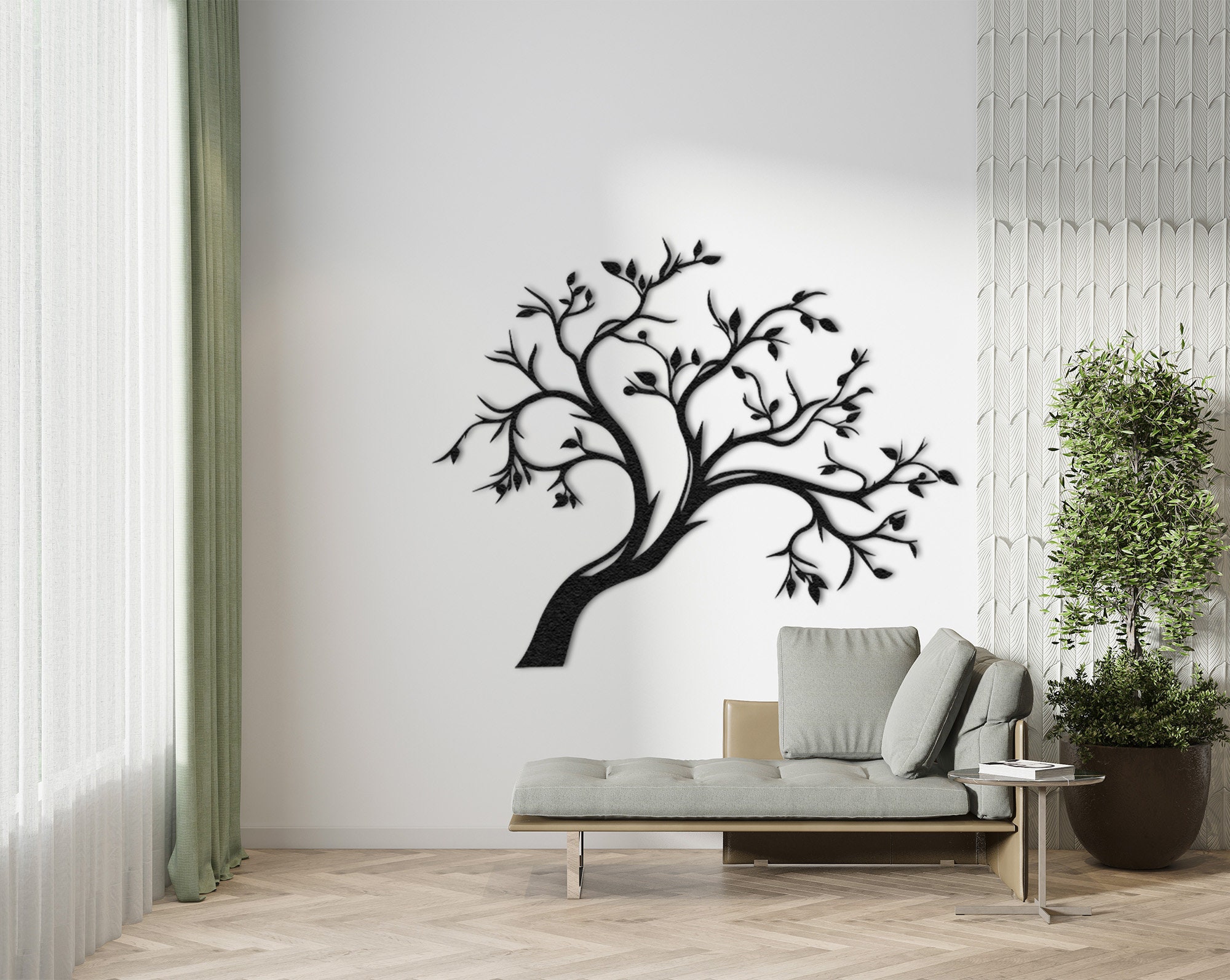 Large Tree Metal Wall Artnull