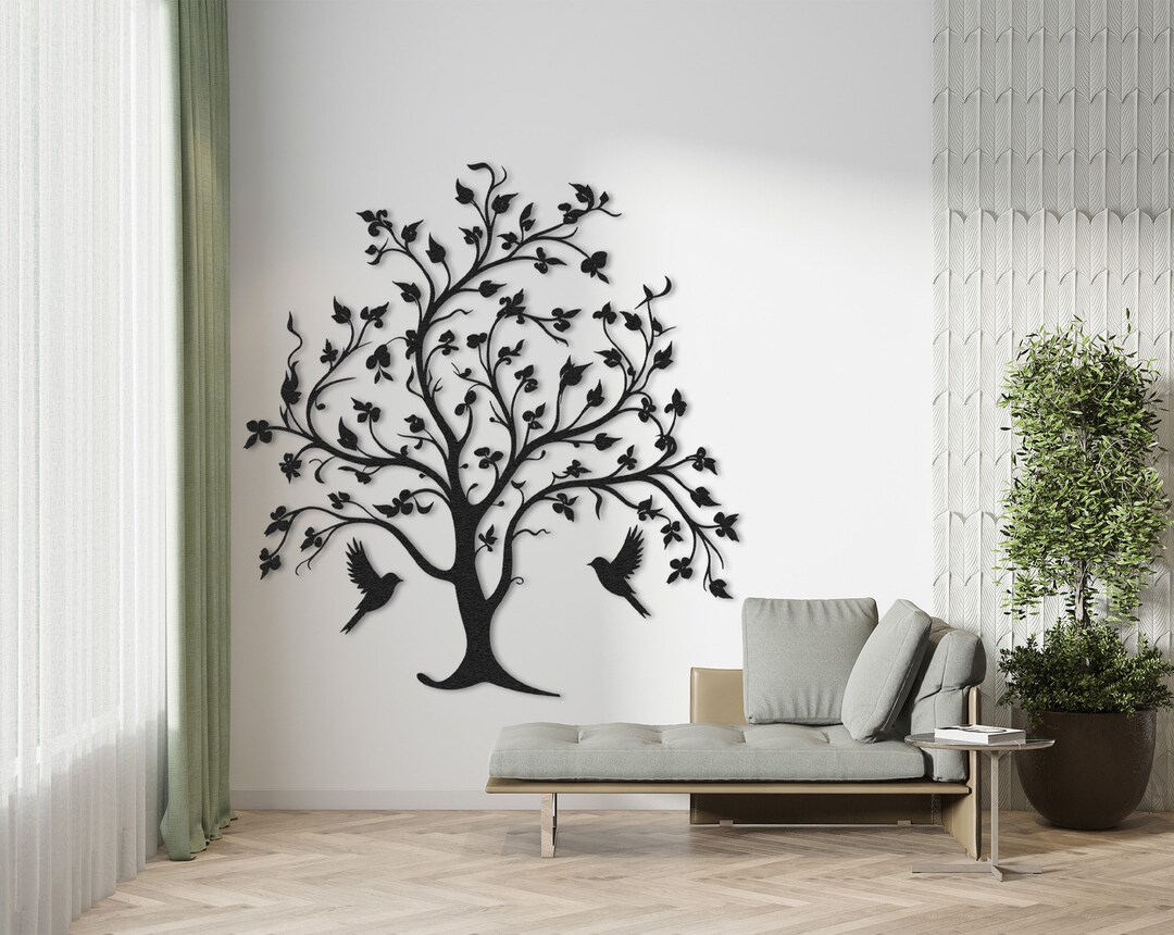 Metal Wall Decor, Metal Tree Wall Art, Tree of Life Decoration, Home