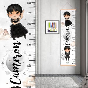 Hartgroeimeter, aangepaste naamhoogtetracker, hoogtemeter liniaal, liniaal liniaal voor aan de muur, gepersonaliseerd kinderkamercadeau, kraamcadeau