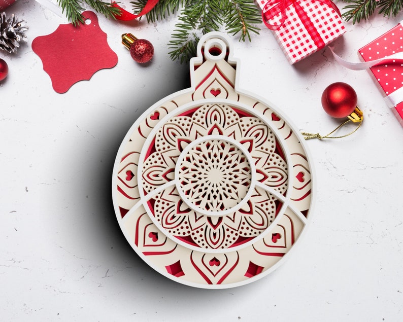 Christmas Ornament SVG Files for Cricut projects