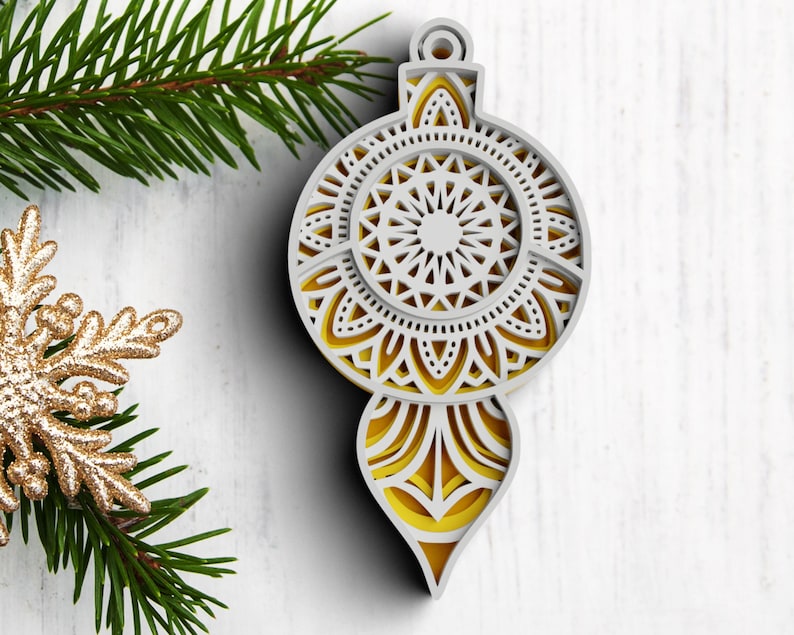 Christmas Ornament Mandala