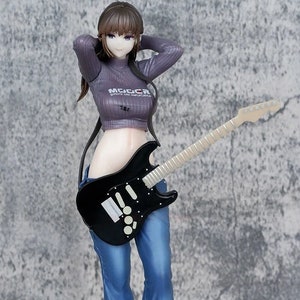 Hitomio Guitar Sister Anime Figure: Girl Statue Model Doll Collectible for Desk Decoration or Gift