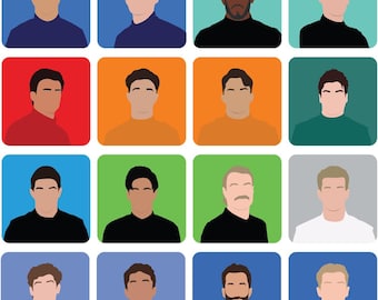F1 2024 Driver Cartoons - Digital Files