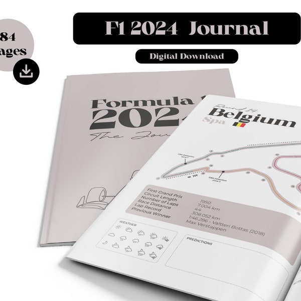 Formula 1 2024 - The Journal (A5)