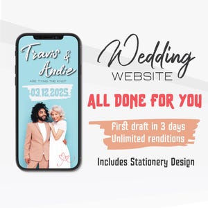 Custom Digital Wedding website