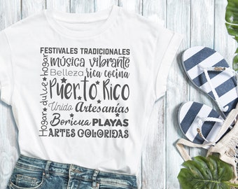 Puerto Rico Square SVG Cut File