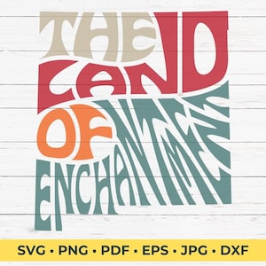 New Mexico Das Land der Verzauberung SVG Schnittdatei