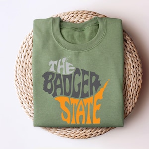Wisconsin SVG PNG | Badger State Word Art Cut File | Midwest Gift | Cricut Silhouette