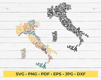 ITALIAN BUNDLE SVG, Italian Flag Svg, Flag Bundle, Layered Cut Files ...
