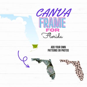 Digitale sjabloon voor canvaslijst Florida