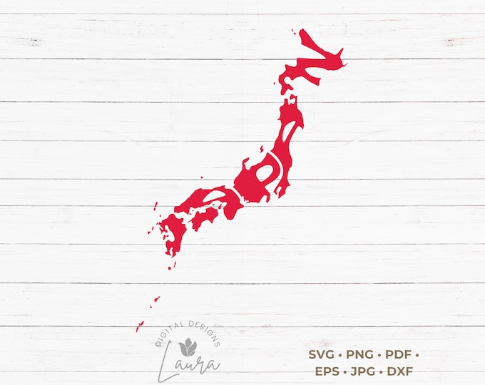 Japan Map Calligraphy This item is unavailable - Etsy