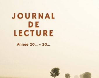 Journal de lecture - couverture paysage