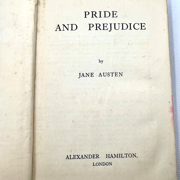 PRIDE AND PREJUDICE by Jane Austen - Alexander Hamilton (1950)