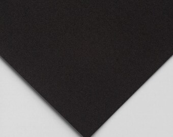 Hahnemühle Velour - Negro / Papel pastel 260GSM / Papel artístico por hoja