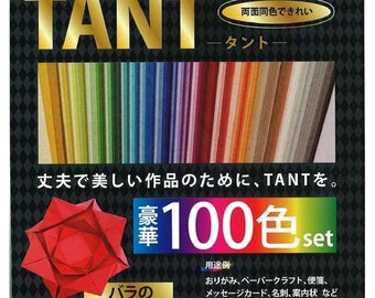 Carta origami - TANT 100 Colori - 15 x 15 cm