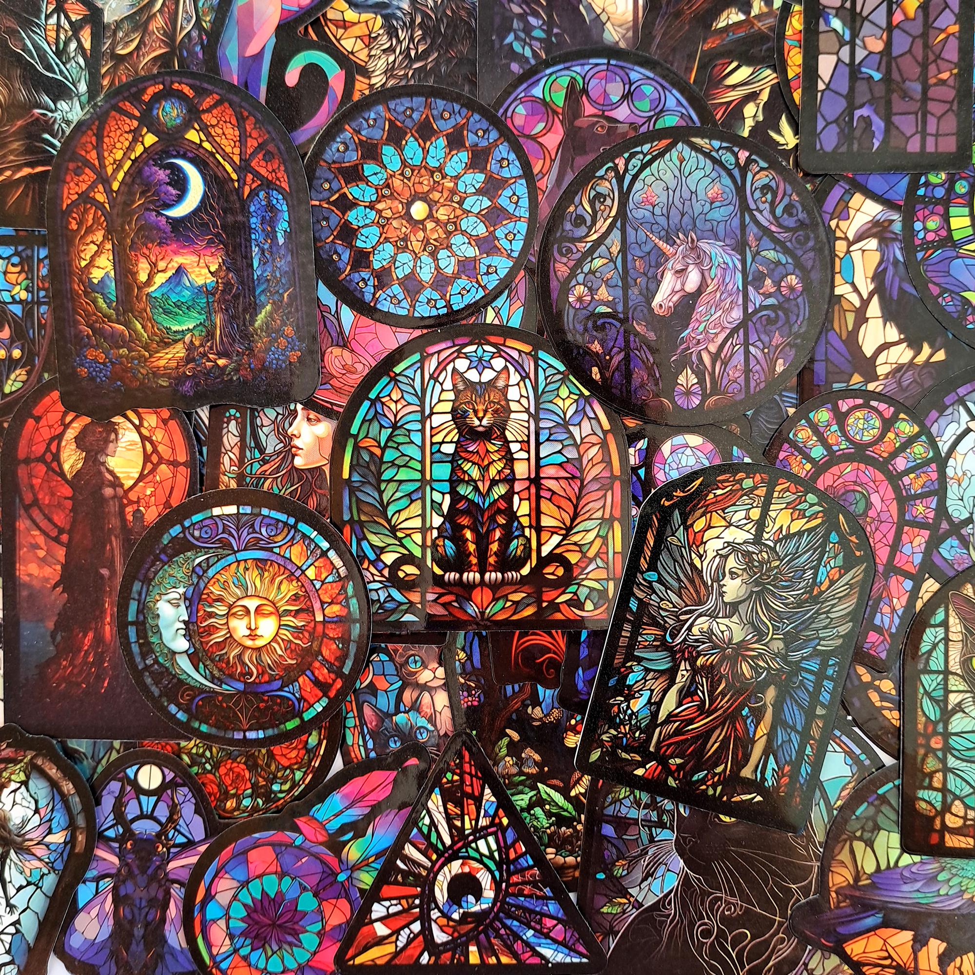 Vintage Stained Glass Kaleidoscope - Etsy