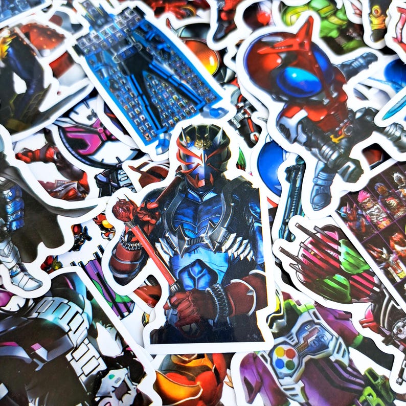 Kamen Rider Sticker Pack – Trendy Japanese Anime Superhero & Video Game ...