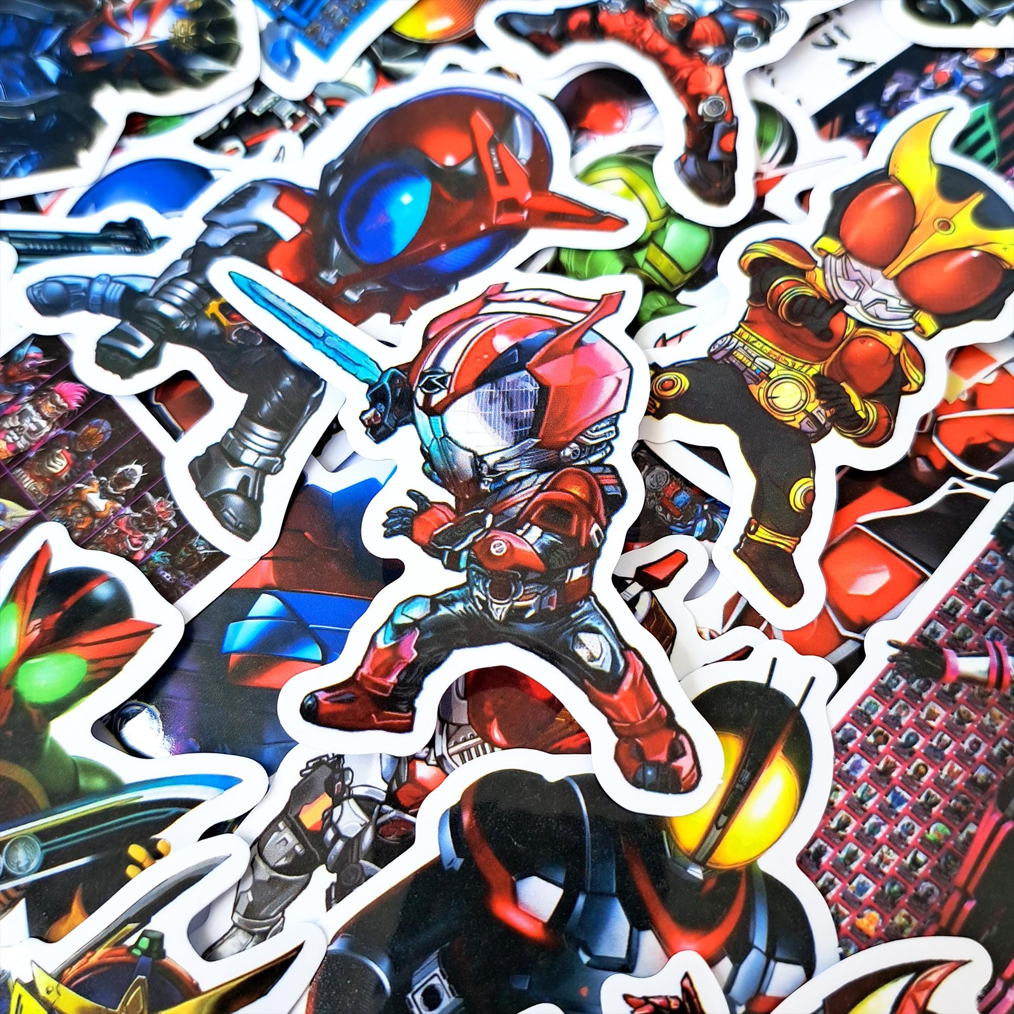 Kamen Rider Sticker Pack – Trendy Japanese Anime Superhero & Video Game ...