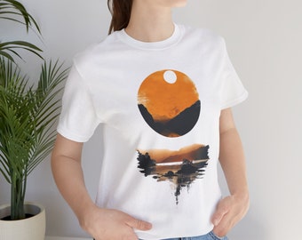 A New Beginning | Japanese Tshirt | Japanese Aesthetic | Japanese Shirt | Japanese Style Tshirt | Japanese Streetwear | Sunset Tshirt