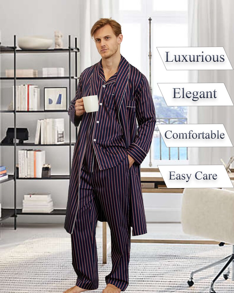 Redwood Tencel Mens Luxury Robe Night & Day Mens Robe Mens Robes Soft ...