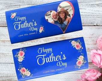 Personalised LINDT Fathers Day Gift Chocolate Bar Dad Gift Happy Father's Day Lindt Gift Card Fathers Day Sweets Dad Gift Daddy Gift Grandad