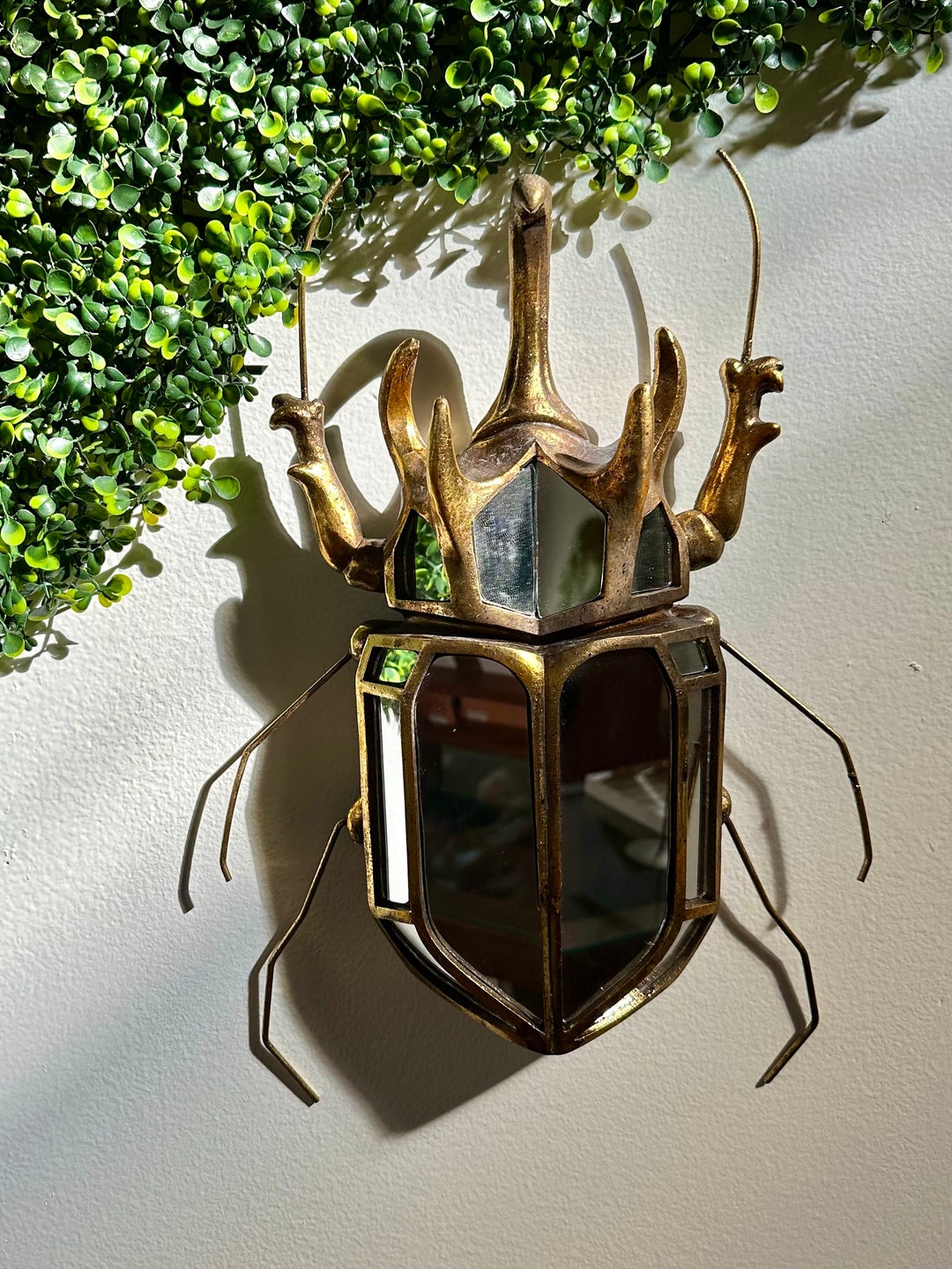 Rhinoceros Beetle Mirror - Etsy