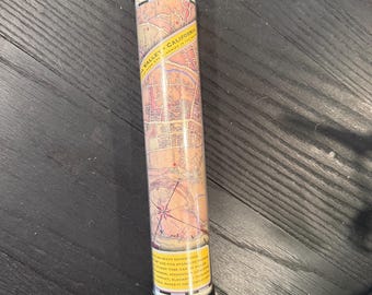 Napa Valley California Map Featuring 270 Wineries 11.75"X 36" Fine Art Maps