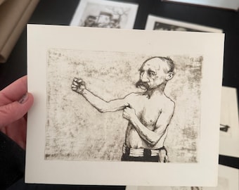 Vintage Thought Factory Greeting Cards From The Original Etching Of Charles Bragg