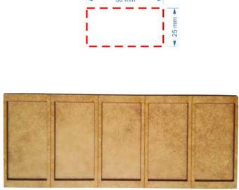 Adapter 25 x 50 mm naar 30 x 60 mm, bewegingslade zware cavalerie (30 mm x 60 mm)