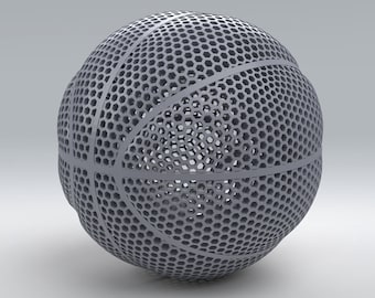 3D Print - STL File - Instant Download - Airless Ball - Basketball - Ball without air