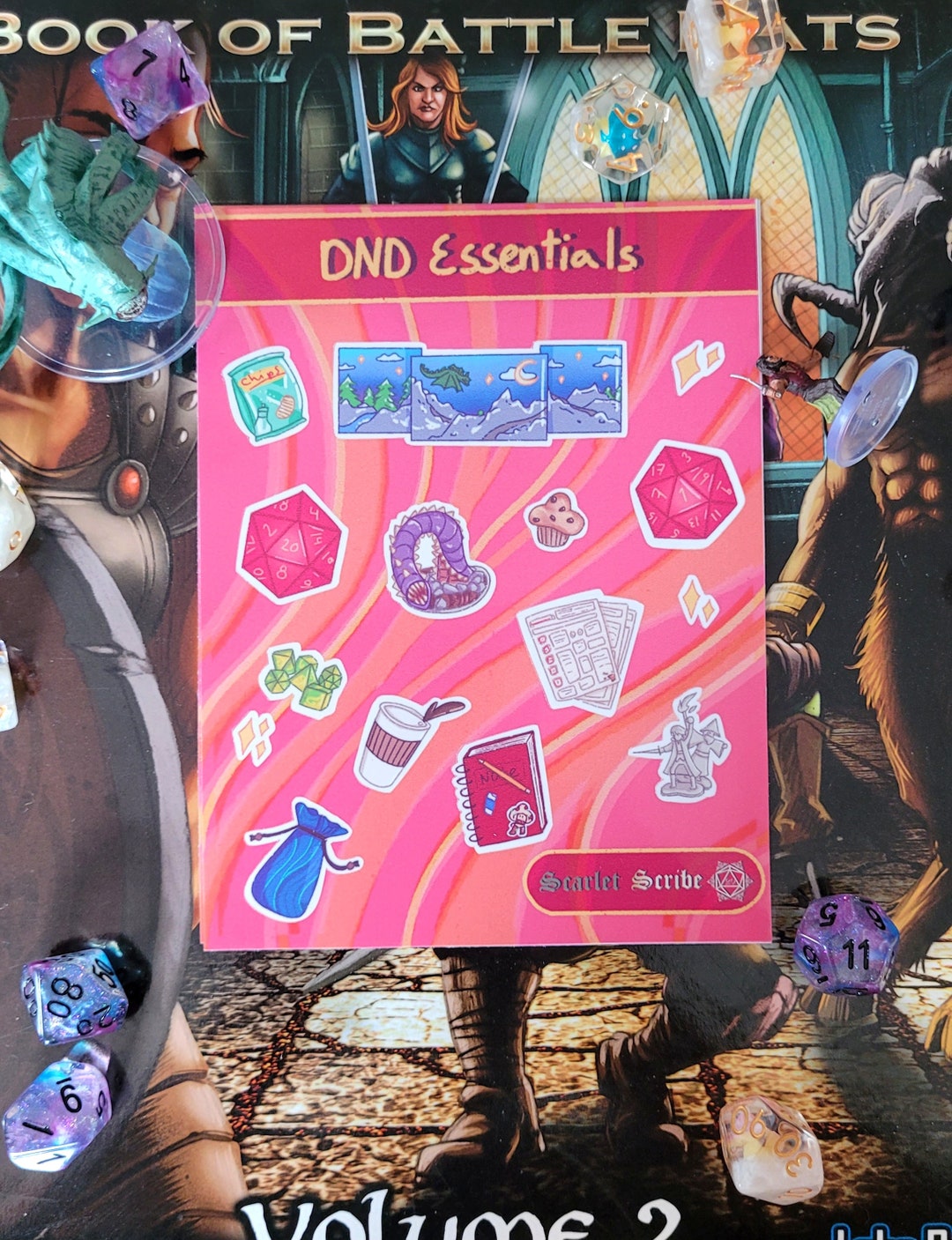 Dnd Essential Sticker Sheet - Etsy
