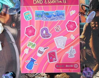 Dnd essential sticker sheet