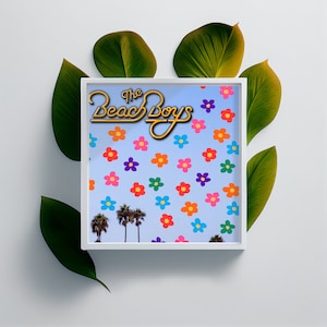 The Beach Boys Summer Flowers Print - Digital Print Download - Digital Download Wallprint