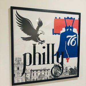 Philly Art gerahmtes Leinwandplakat - gerahmte Wandkunst, Philadelphia-Kunst, Wanddekor