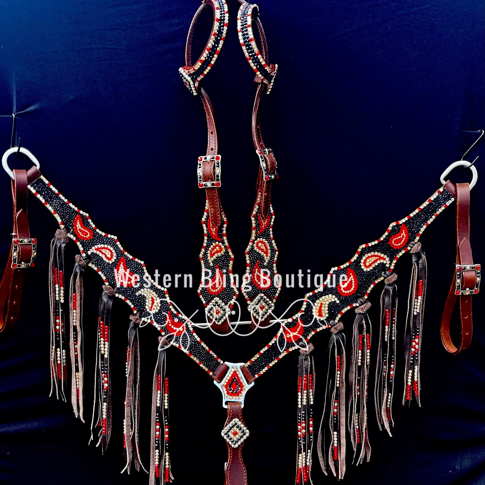 Rhinestone Tack Set - Etsy
