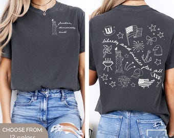 Subtle Anti Trump, FDT shirt, anti maga shirt, Polite FDT, anti trump gift, Equality equal rights, Progressive Liberal, USA handdrawn doodle