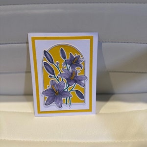 Biglietto d'auguri fatto a mano - Interno vuoto