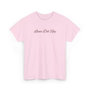 Lana Del Rey Inspired Unisex Embroidered Cotton Tee, Casual Music Lover Shirt, Gift for Fans, Birthday, Concert T-Shirt, Every/&#39;day Wear