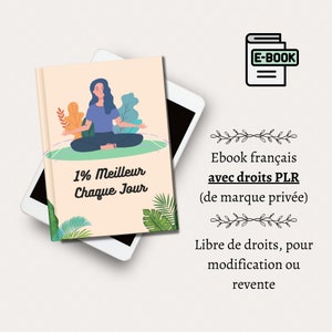 PLR ebook in French - 1% Better every day - 55 pages - Private label rights - DPP - Self-improvement - Personal development