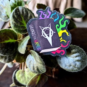 The Black Book | Handmade Glossy Vinyl Stickers