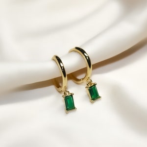 Smaragd-Ohrringe Bild 1