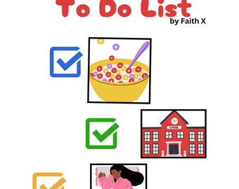 Printable Children's Book A Child's To Do List